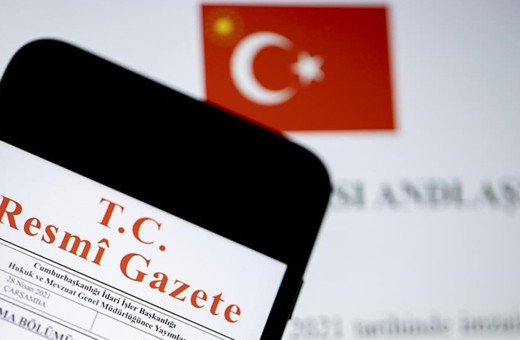 Milletlerarası anlaşma Resmi Gazete'de yayımlandı