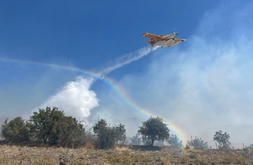 Çanakkale'de orman yangını kontrol altına alındı...