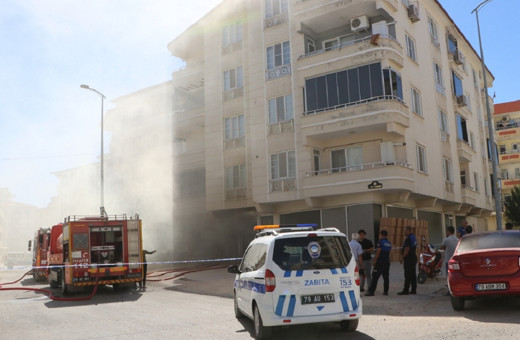 Kilis'te korku dolu anlar yaşanmıştı! Tekstil atölyesinde çıkan yangın söndürüldü...