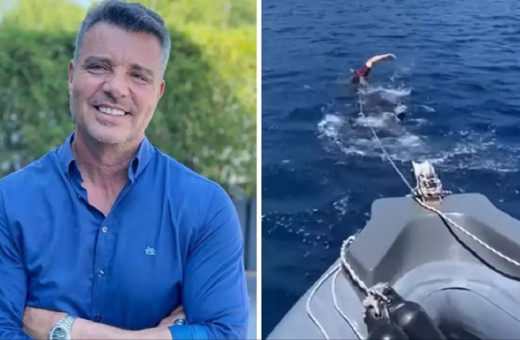 Seçim zaferi sonrası Sadettin Saran bu görüntüler ile gündemde! Botunu karaya nasıl çektiğine bakın...