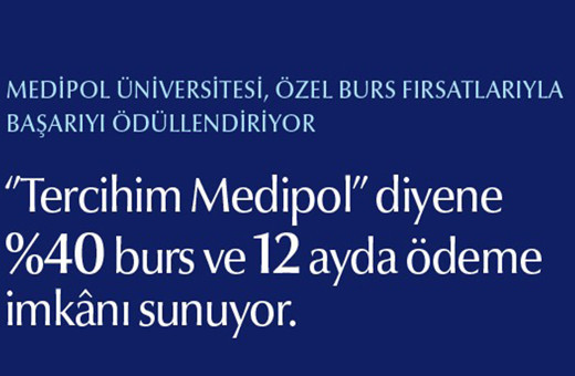 İstanbul Medipol Üniversitesi ek yerleştirme dönemine özel burs fırsatlarıyla başarıyı ödüllendiriyor