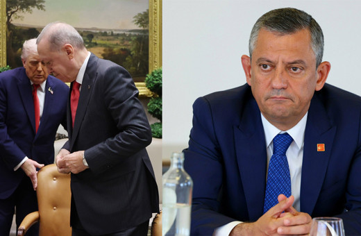 Trump Erdoğan'ın koltuğunu çekmişti! O kareyi gören Özgür Özel hazmedemedi