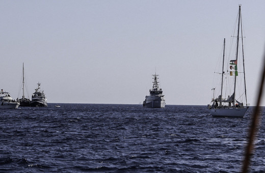 Küresel Sumud Filosu'na İsrail savaş uçaklarından ikinci taciz