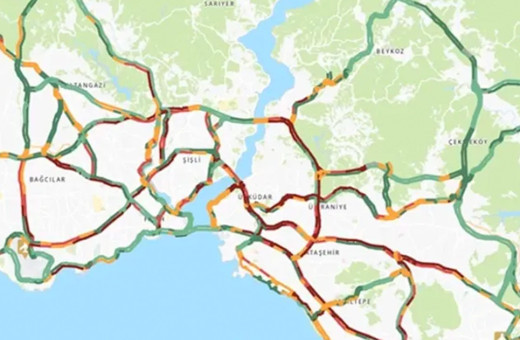 Hem yağış hem haftanın ilk iş günü! İstanbul'da trafik felç harita kıpkırmızı oldu