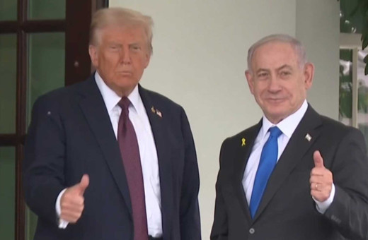 Beyaz Saray'da kritik zirve! Trump, Netanyahu'yu ağırladı