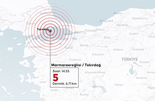 İstanbul'da 5 büyüklüğünde deprem! AFAD son dakika duyurdu Şener Üşümezsoy söylemişti