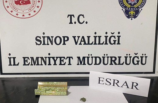 Sinop'ta uyuşturucu operasyonunda yakalanan zanlı tutuklandı