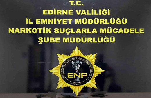 Edirne'de 9 ayda 5,5 ton uyuşturucu ele geçirildi