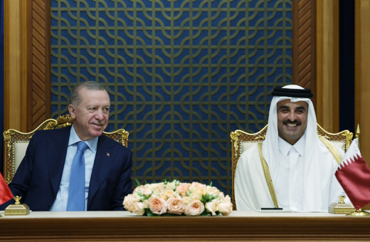 Cumhurbaşkanı Erdoğan Katar Emiri El Sani ile görüştü