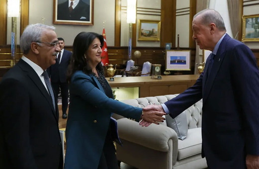 Cumhurbaşkanı Erdoğan, DEM Parti heyetini Beştepe'de kabul etti