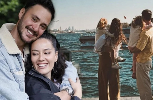 Ayrılıp tatile gitmişlerdi! Pelin Akil ve Anıl Altan çocuklarıyla Porto'da...