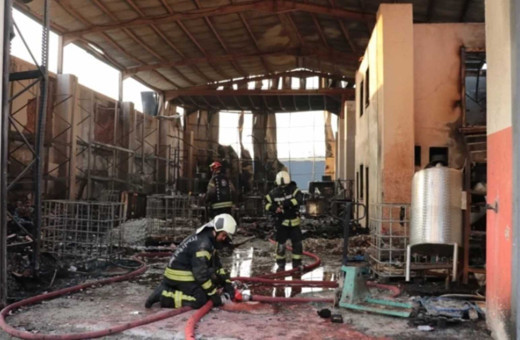 Dilovası iş yeri yangınında 11 şüpheli gözaltında