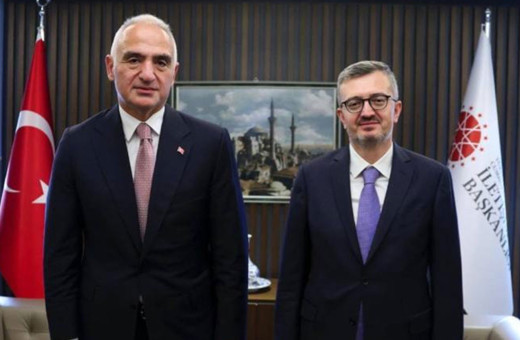 Kültür ve Turizm Bakanı Ersoy'dan İletişim Başkanı Duran'a ziyaret