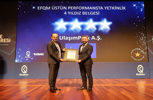 UlaşımPark Avrupa’da 4 yıldızla tescillendi