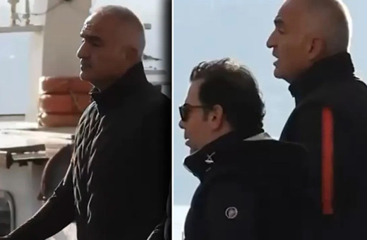 Bakan Ersoy, Bebek sahilinde yürüyüş yaparken görüntülendi