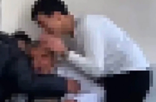 Lisede skandal görüntüler! Öğretmene yapılanlar utandırdı