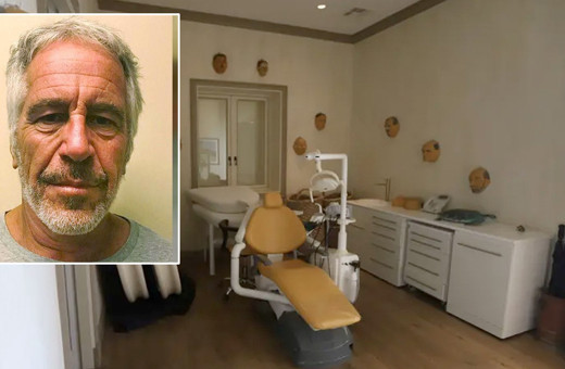 Epstein'ın kabus adasından fotoğraflar! İlk kez yayınlandı muayene sandalyesi, telefon detayı
