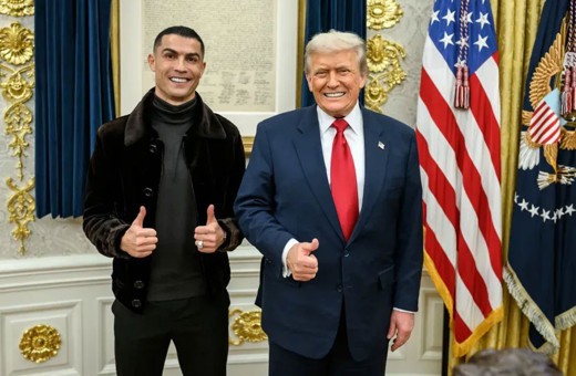 Trump’tan Ronaldo’ya övgü: Ondan daha iyisi yok