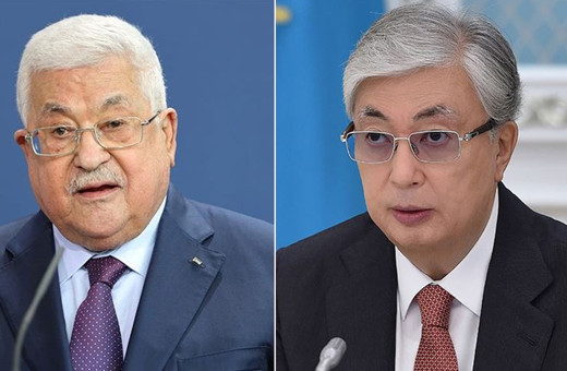 Kazakistan Cumhurbaşkanı Tokayev, Filistin Devlet Başkanı Abbas ile telefonda görüştü