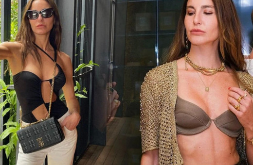 Ece Sükan derin dekoltesiyle şaşırttı! Sosyal medyadan yorum yağdı...