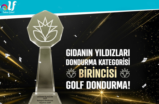 Golf Dondurma ‘Dondurma’ kategorisinde yılın en iyi firması seçildi