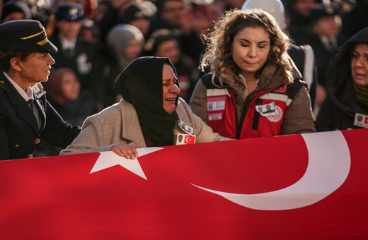 Yalova'da DEAŞ operasyonunda şehit olan 3 polis için tören düzenlendi