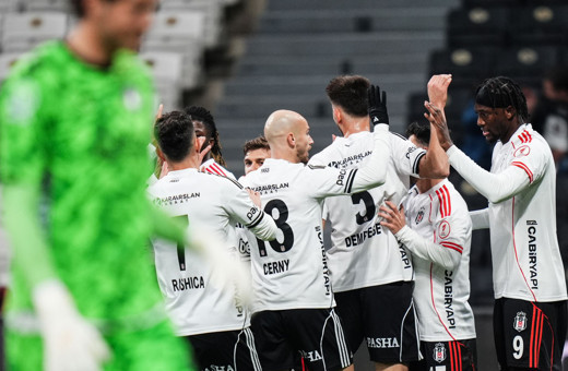 Beşiktaş sahasında Ankara Keçiörengücü'nü 3-0 mağlup etti