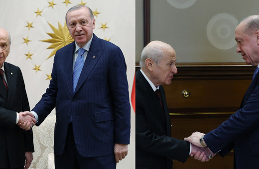 Cumhurbaşkanı Erdoğan, MHP Genel Başkanı Bahçeli'yi kabul etti