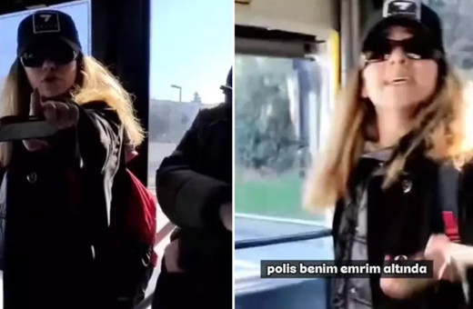 Genç kadın otobüste tehditler yağdırdı! "Savcıyım, polis benim emrimde"