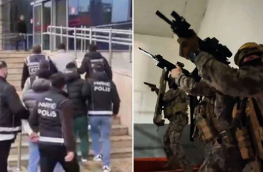 59 ilde narkotik operasyonu: 529 kişi gözaltına alındı