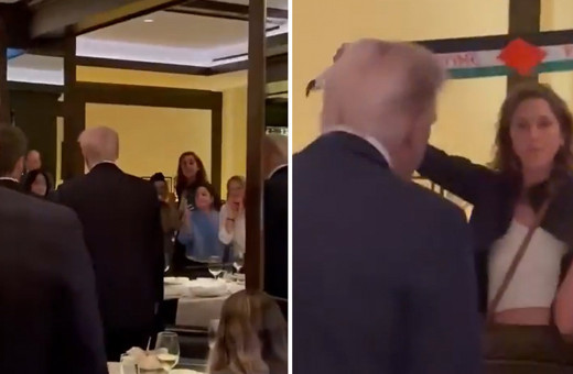 ABD Başkanı Trump'a restoranda protesto şoku!