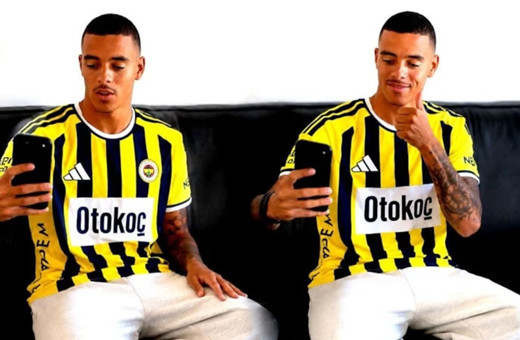 Fenerbahçe'nin yeni transferi Mason Greenwood, sarı lacivertli formayı giydi