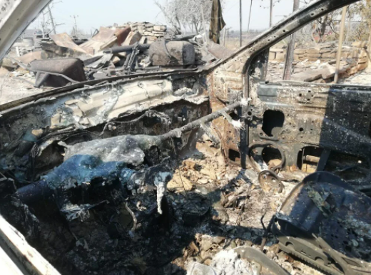 Antalya Manavgat'taki yangından kaldı küllerin arasından topladılar - Resim: 1