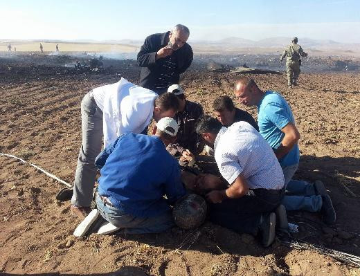 Sivas'ta F16 düştü - Resim: 3