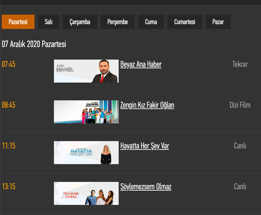 Söylemezsem Olmaz neden yok Beyaz TV 7 Aralık yayın akışı - Resim: 0