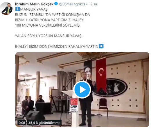 Gökçek'ten Yavaş'a sert tepki: Yalan söylüyorsun - Resim: 0