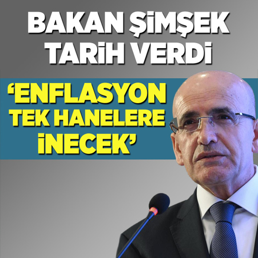 Bakan Şimşek tarih verdi! Enflasyon tek hanelere inecek