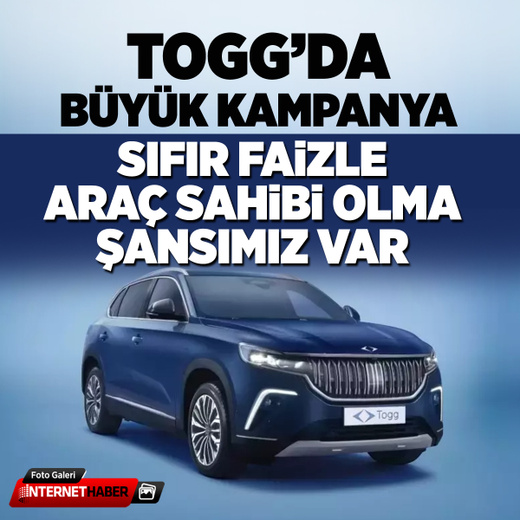 Togg’da büyük kampanya: Sıfır faizle araç sahibi olma şansımız var