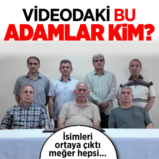 Abdullah Öcalan videosundaki bu adamlar kim? İsimleri ortaya çıktı meğer hepsi...
