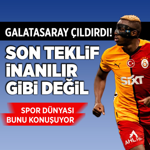 Galatasaray çıldırdı! Victor Osimhen için Napoli'ye inanılmaz teklif