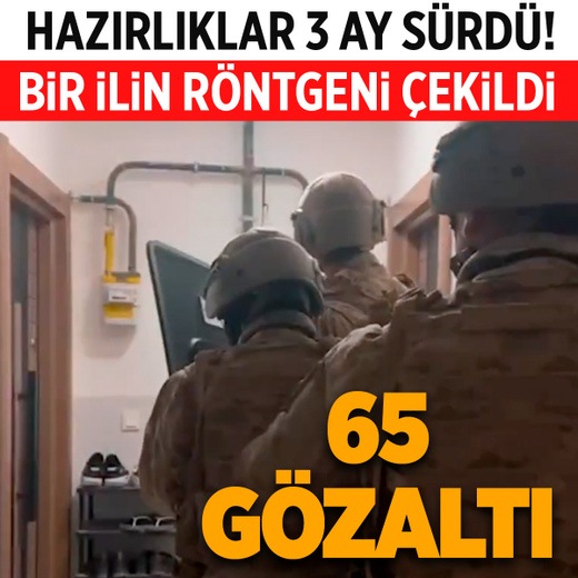 Hazırlıklar 3 ay sürdü! Tekirdağ'da dev operasyon: 65 kişi yakalandı