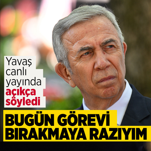 Bugün görevi bırakmaya razıyım! Yavaş canlı yayında açıkça söyledi