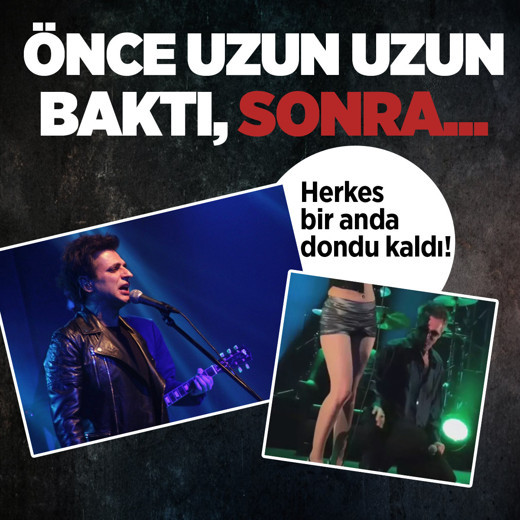 Teoman konserde herkesi şoka soktu! Bir anda kadın vokalin çıplak bacağına...