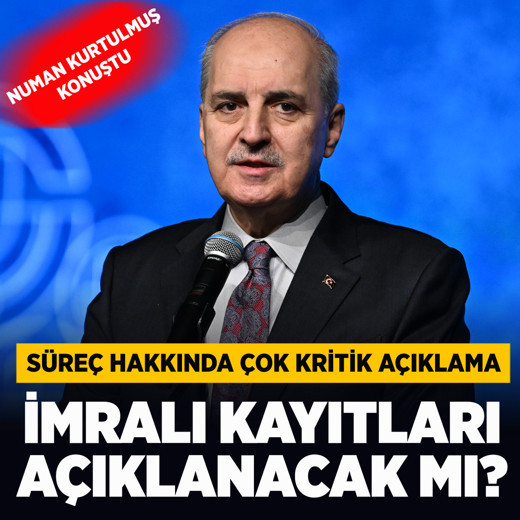 İmralı görüşmesi kayıtları açıklanacak mı? Numan Kurtulmuş yanıt verdi