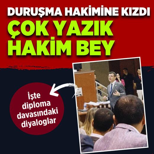 Ekrem İmamoğlu'nu duruşmada sinirlendi! Bu mu dikkatinizi çekti hakim bey