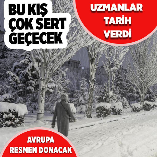 Meteorologlar uyardı! Asrın kışı geliyor işte beklenen tarih