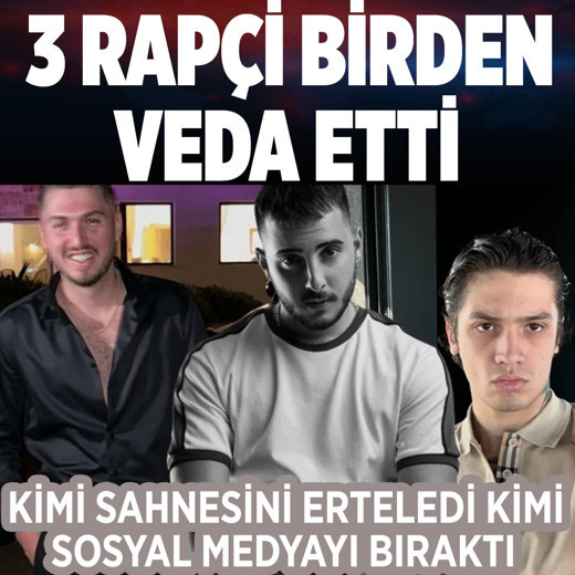 3 Rapçi birden veda etti! Bakın sebebi neymiş...