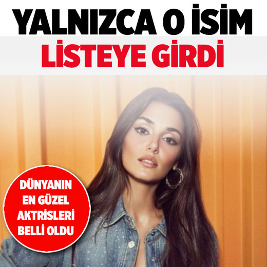 Listeye yalnızca o isim girdi! Hande Erçel'in güzelliği tescillendi...