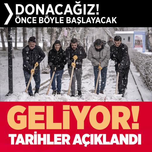 Tarih belli oldu! İstanbul'a kar geliyor, sıcaklık 8 derece birden düşüyor