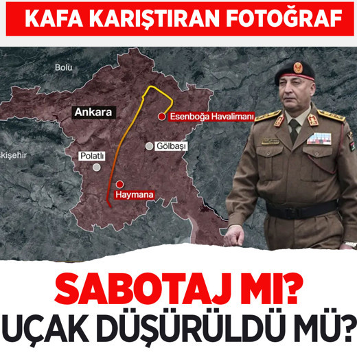 Sabotaj iddiası kriz çıkardı! Libya uçağı düşürüldü mü, kafa karıştıran fotoğraf